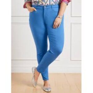 Talbots Women's Denim Jegging Pull On Skinny  Strech Blue Size 12 Casual Coastal